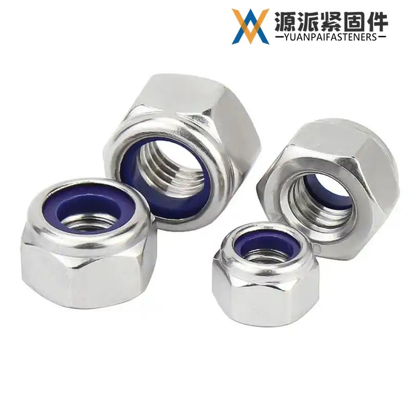 Hexagon lock nuts with non-metallic insert   GB/T 889.1-2015  GB/T 889.2-2016 DIN 985 DIN 982 ISO 7040 thumbnail 3