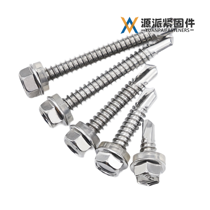 High Strength Hex Head Self Drilling Screw, Hardened Steel