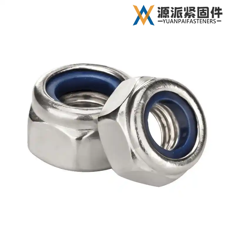 Hexagon Nut Stainless Steel Nylon Insert Lock Nut  Stainless Steel Hex Flange Nut Stainless Steel All-Metal Lock NutGB/T 6170 GB/T 889.1 GB/T 6177.1 GB/T 6184