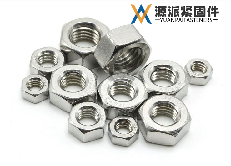 Hexagon Nut Stainless Steel Nylon Insert Lock Nut  Stainless Steel Hex Flange Nut Stainless Steel All-Metal Lock NutGB/T 6170 GB/T 889.1 GB/T 6177.1 GB/T 6184 thumbnail 3