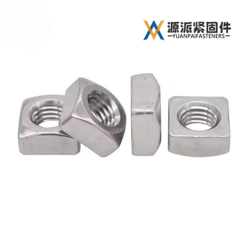 Stainless Steel Square Nut, High Strength Four Sided Nut for Welding & Clamping thumbnail 2
