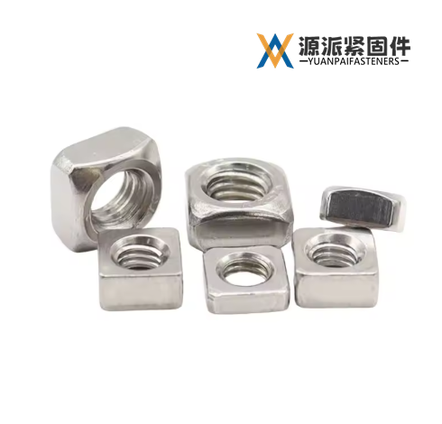 Stainless Steel Square Nut, High Strength Four Sided Nut for Welding & Clamping thumbnail 3