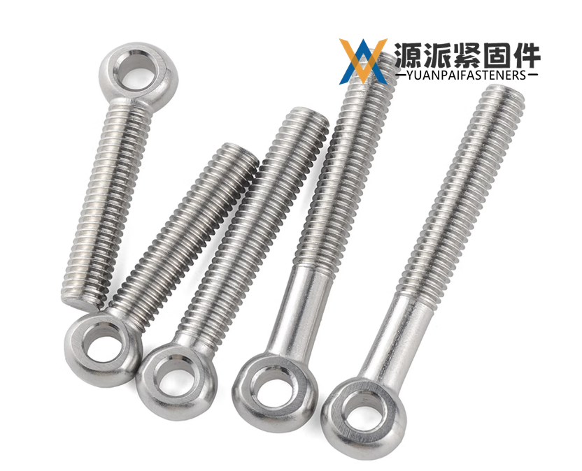 Carbon Steel / Stainless Steel Eye Swing Bolt, Oval Eye Bolt for Adjustable Connection thumbnail 2