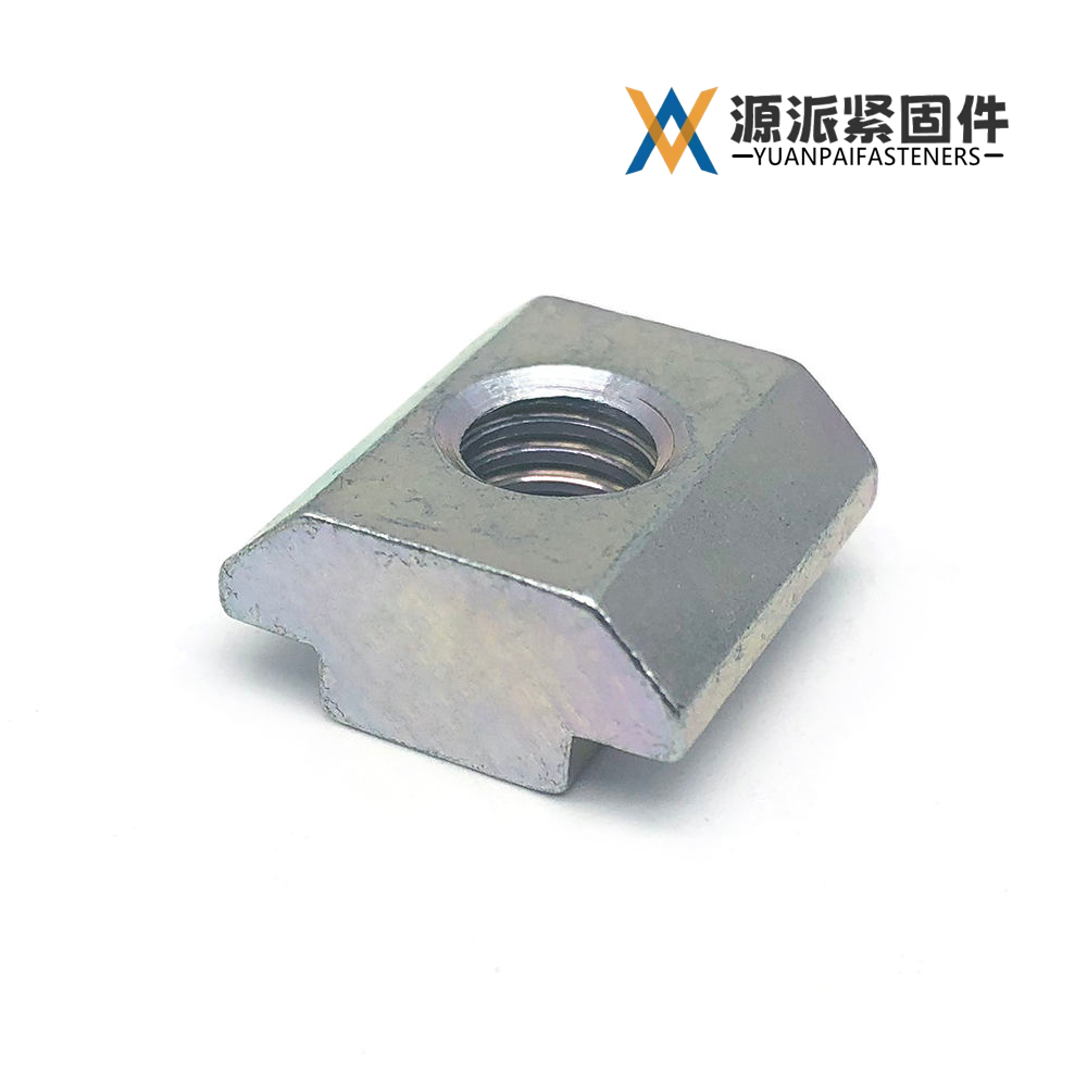 Sliding Spring T-Nut, Slotted T-Slot Drop-in Nut for Aluminum Profile thumbnail 2