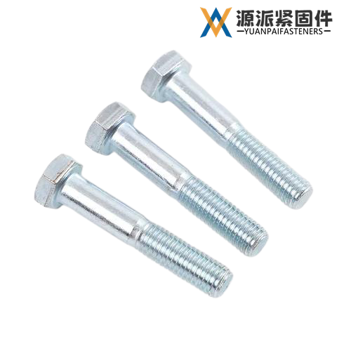 Hex Bolt, Blue White Zinc Plated thumbnail 6