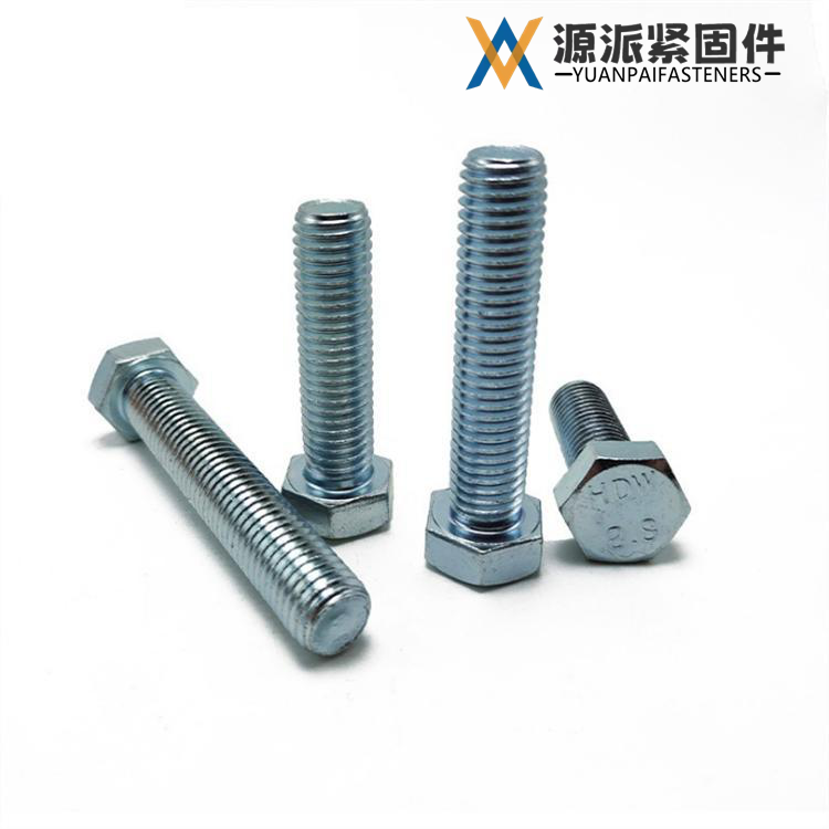 Hex Bolt, Blue White Zinc Plated thumbnail 4