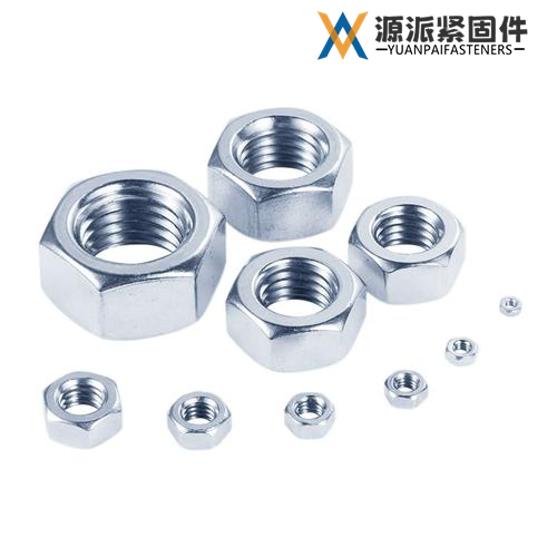 Hexagon Nut with Blue White Electroplated Zinc Surface Finish thumbnail 6
