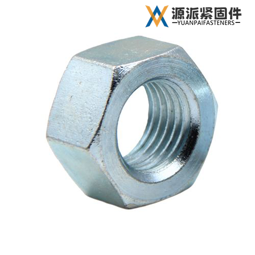 Hexagon Nut with Blue White Electroplated Zinc Surface Finish thumbnail 7