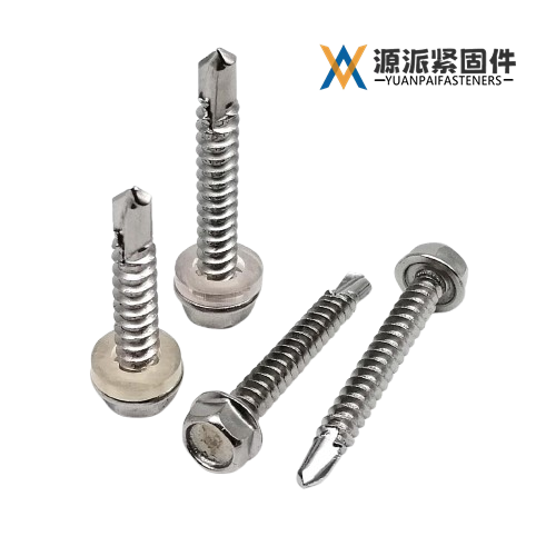 Hex Washer Flange Self-Drilling Screw, Self Drilling Fastener thumbnail 3