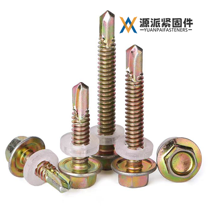Hex Washer Flange Self-Drilling Screw, Self Drilling Fastener