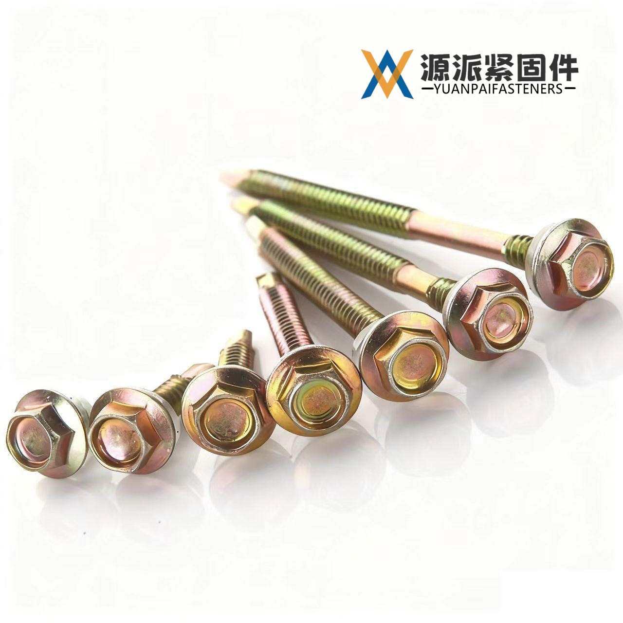 Hex Washer Flange Self-Drilling Screw, Self Drilling Fastener thumbnail 2