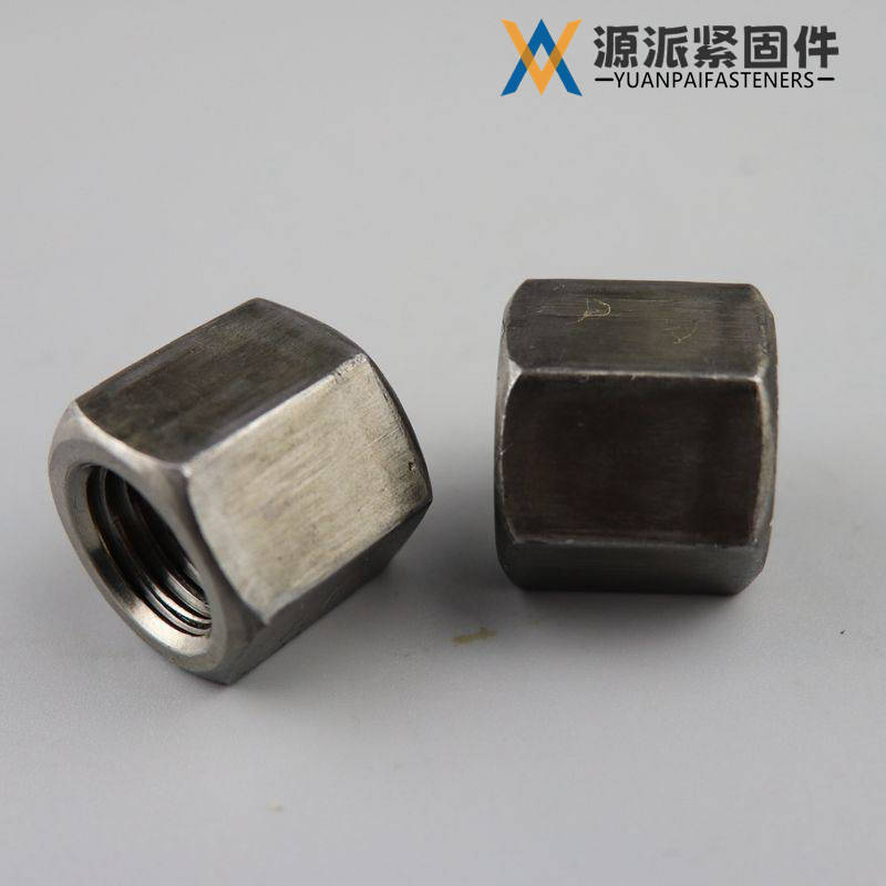Uncoated Natural Heavy Thick Hex Nut, Extra Thick Plain Hex Nut thumbnail 3