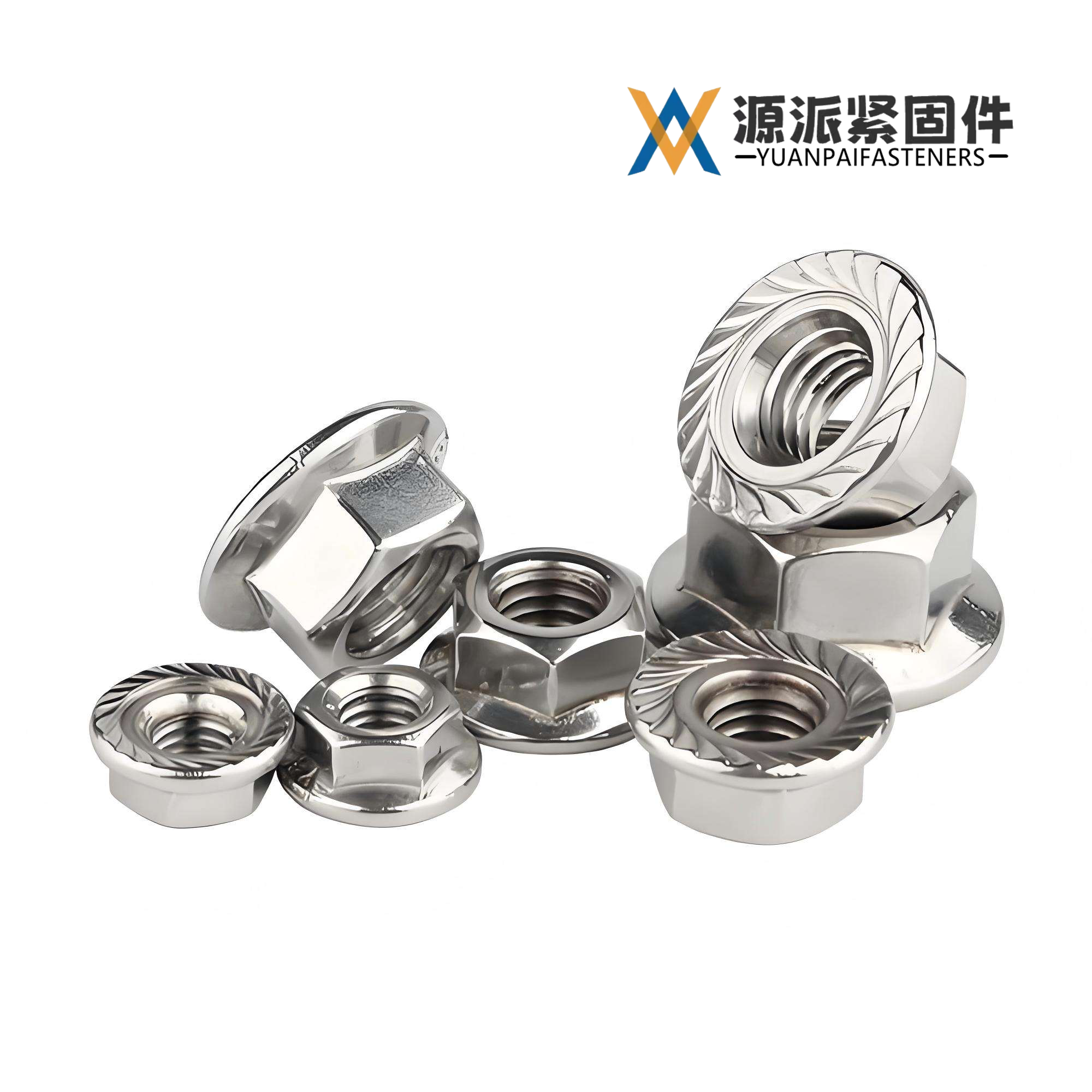 Stainless Steel Hex Flange Nut GB/T 6177.1-2016	 DIN 6923 thumbnail 2