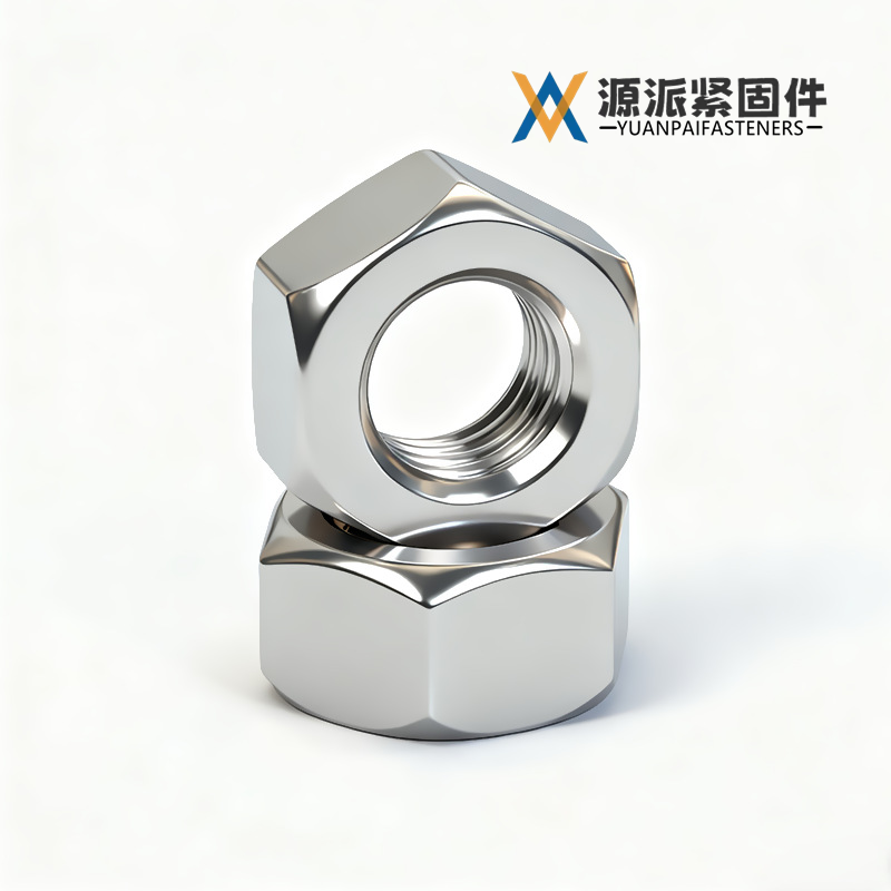 Stainless Steel 304 Hex Nut (ASME B18.2.2) ASTM F594 AISI 304 Stainless Steel thumbnail 3