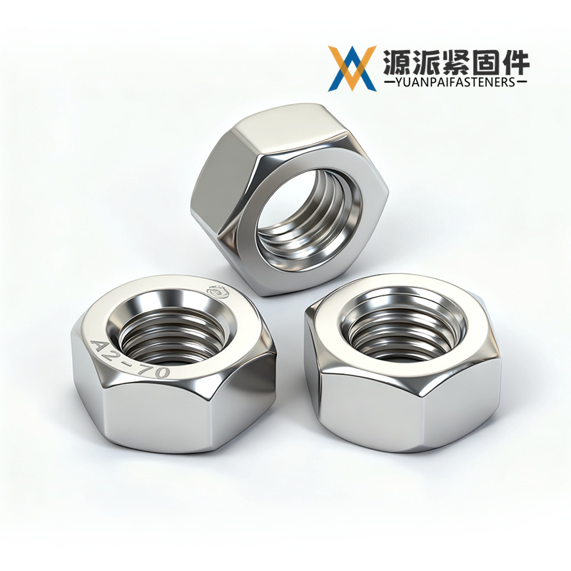 Stainless Steel 304 Hex Nut (ASME B18.2.2) ASTM F594 AISI 304 Stainless Steel