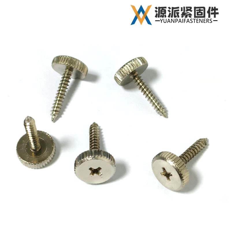 Cross flat head knurled self-tapping screw GB/T 845、DIN7981 GB/T 5267.1 thumbnail 3