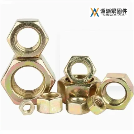 Color Zinc-Plated Hex Nuts