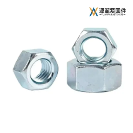 Zinc-Plated Hex Nuts