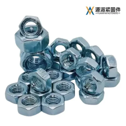 Zinc-Plated Hex Nuts